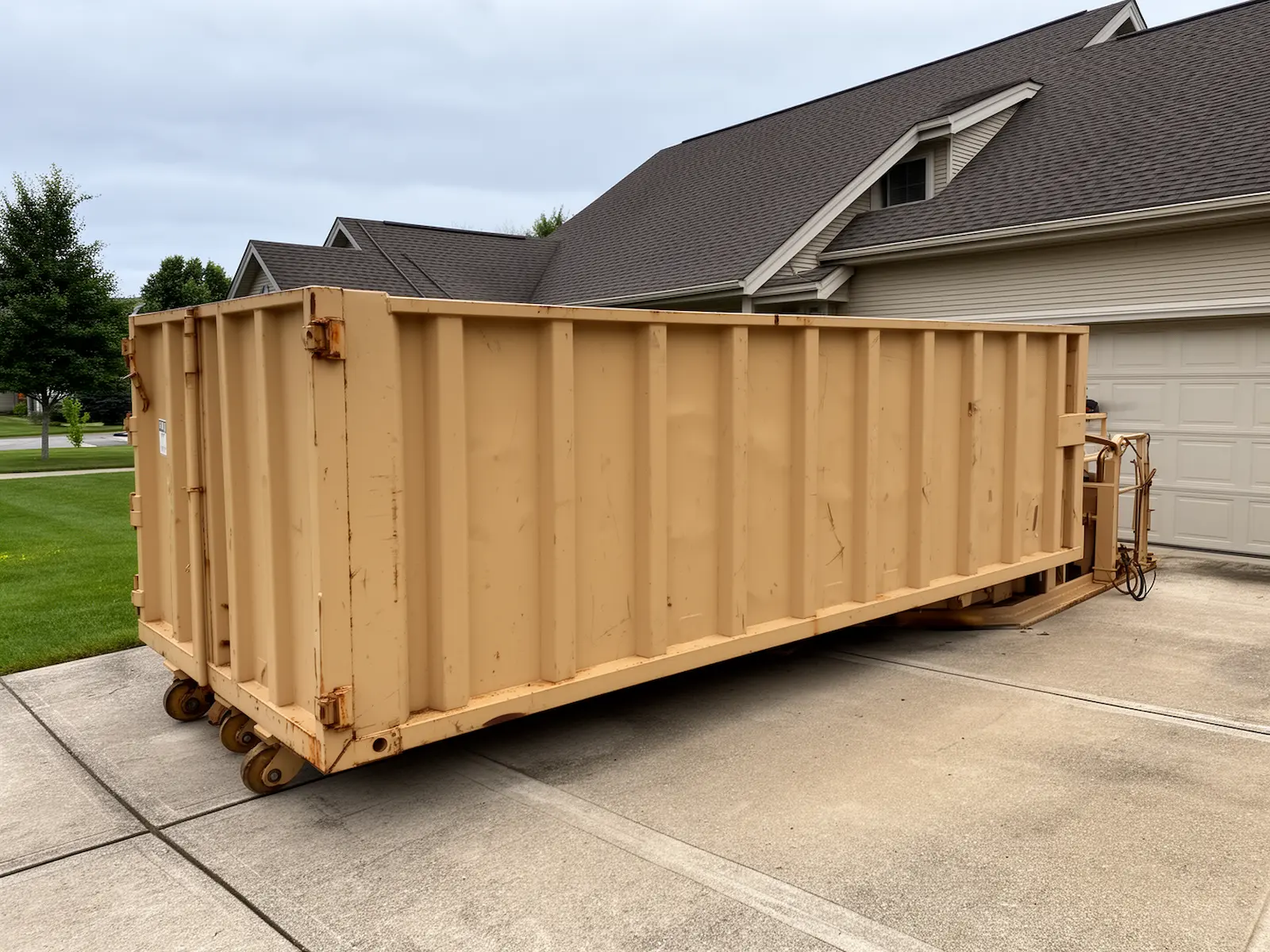 Roll-off dumpster from Bloomington Titan Dumpsters in Bloomington, IN